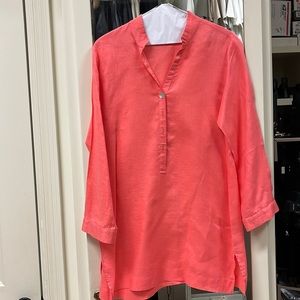 Island company shell kimono shirt